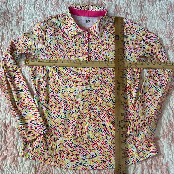 EP NY Multicolor Women's Van Gough Golf Long Sleeve Top - Picture 7 of 10